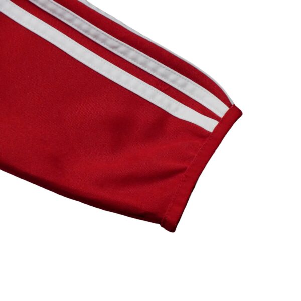Veste de survetements homme manches longues rouge Adidas Col Montant QWE0048