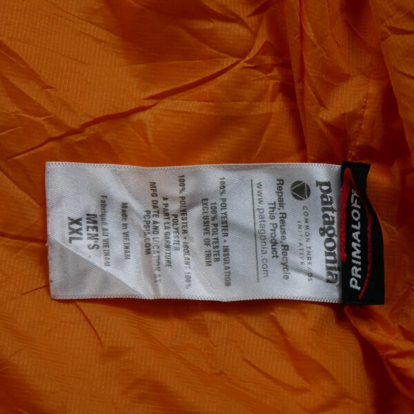 Blouson homme manches longues orange Patagonia Col Montant QWE3317