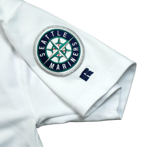 Maillot manches courtes homme blanc Russell Athletic Equipe Mariners de Seattle QWE0608