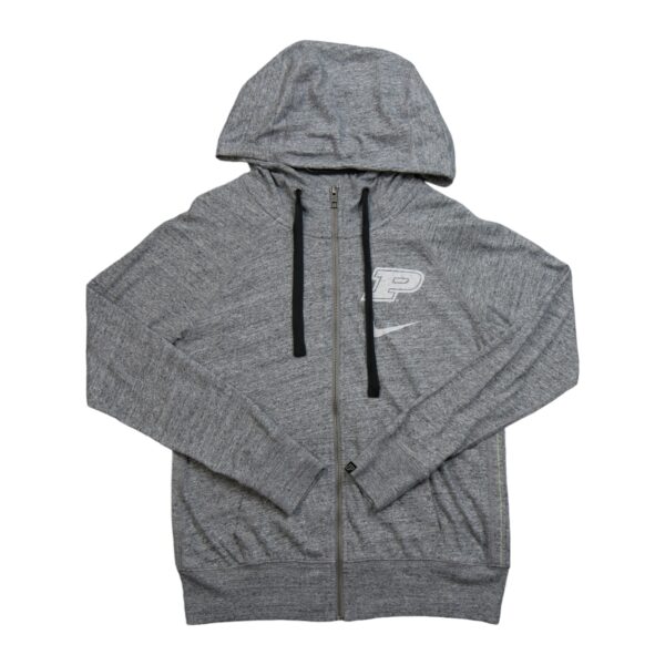 Sweat a capuche homme manches longues gris Nike Motif chine Col Montant QWE0277