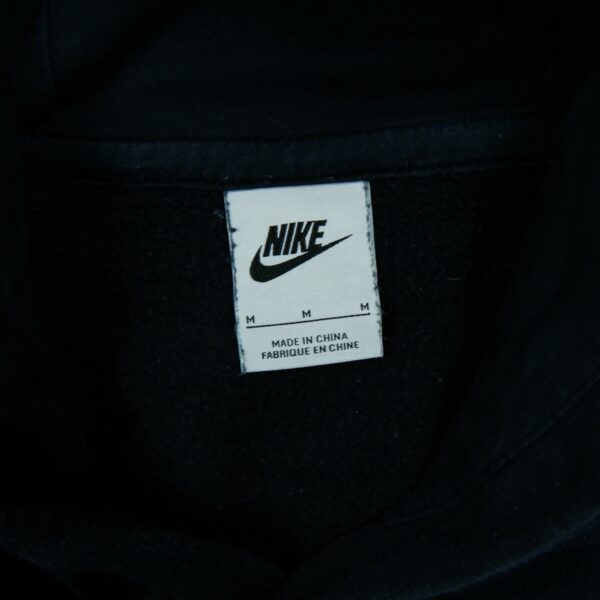 Sweat a capuche homme manches longues noir Nike Motif imprime Col Rond QWE0038