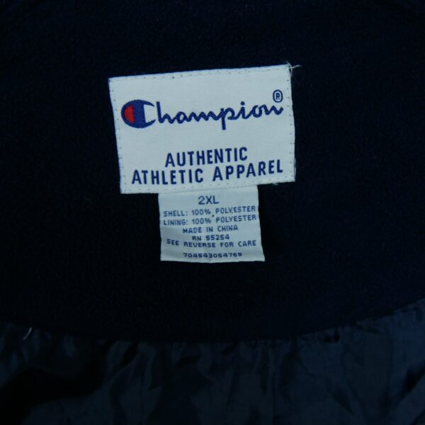 Veste polaires homme manches longues marine Champion Col Montant QWE3654