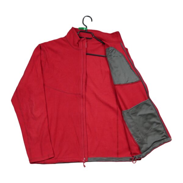 Veste polaires homme manches longues rouge The North Face Col Montant QWE0433