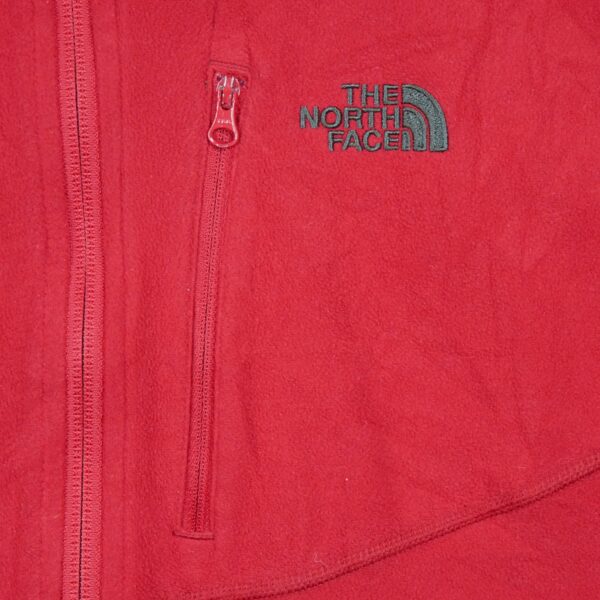 Veste polaires homme manches longues rouge The North Face Col Montant QWE0433