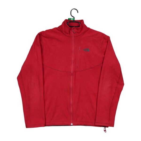 Veste polaires homme manches longues rouge The North Face Col Montant QWE0433