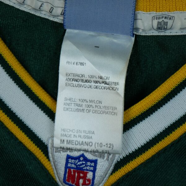 Maillot manches courtes enfant vert Reebok Equipe Green Bay Packers QWE3123