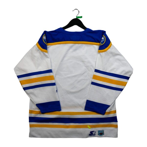 Maillot manches longues homme blanc Starter Equipe Sabres de Buffalo QWE0325