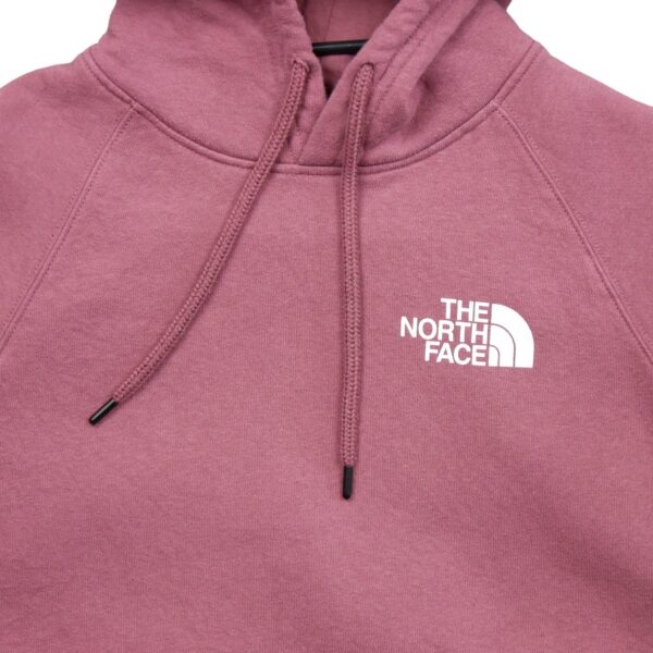 Sweat a capuche femme manches longues aubergine The North Face Motif imprime Col Rond QWE3276