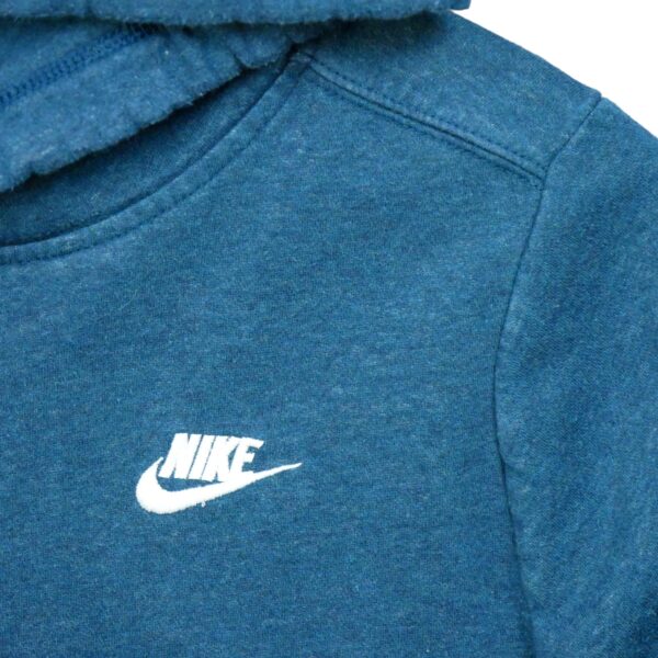 Sweat a capuche femme manches longues bleu Nike Col Montant QWE3596