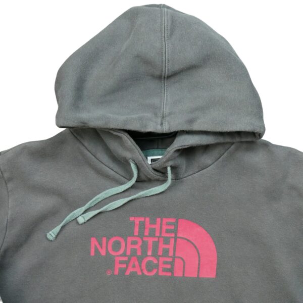 Sweat a capuche femme manches longues gris The North Face Col Rond QWE0365