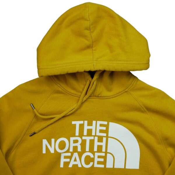 Sweat a capuche femme manches longues jaune The North Face Motif imprime Col Rond QWE3105