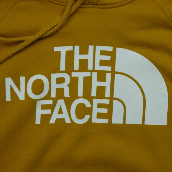 Sweat a capuche femme manches longues jaune The North Face Motif imprime Col Rond QWE3105