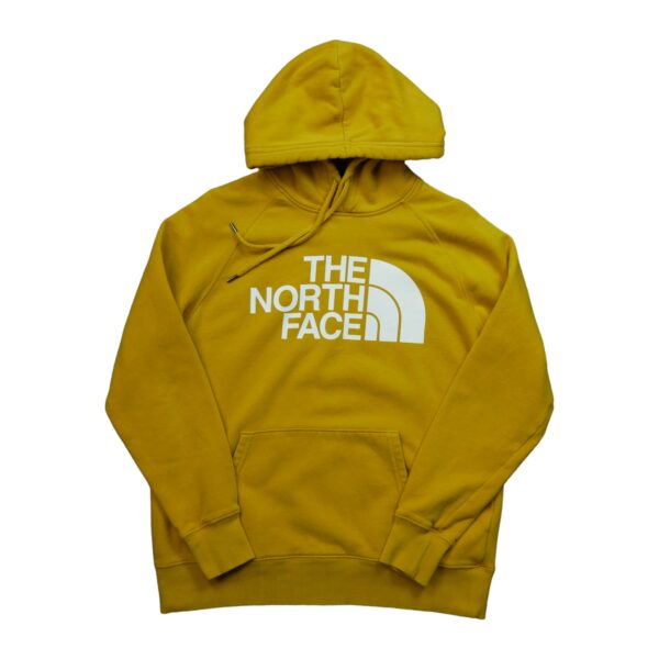 Sweat a capuche femme manches longues jaune The North Face Motif imprime Col Rond QWE3105