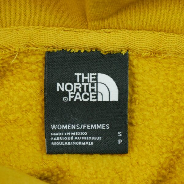 Sweat a capuche femme manches longues jaune The North Face Motif imprime Col Rond QWE3105