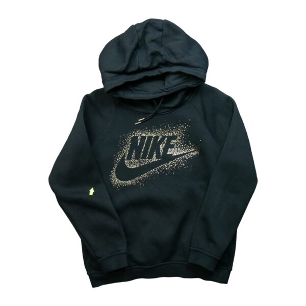 Sweat a capuche femme manches longues noir Nike Motif a motifs Col Montant QWE0309