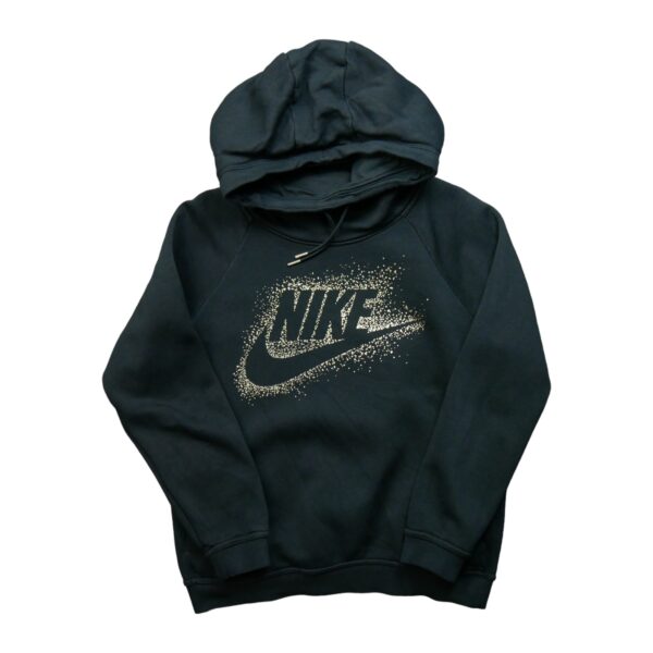 Sweat a capuche femme manches longues noir Nike Motif a motifs Col Montant QWE0309