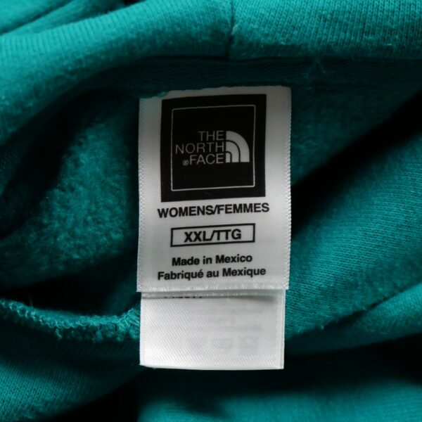 Sweat a capuche femme manches longues turquoise The North Face Motif imprime Col Rond QWE0606