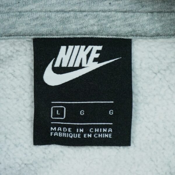 Sweat a capuche homme manches longues gris Nike Motif imprime Col Rond QWE3322