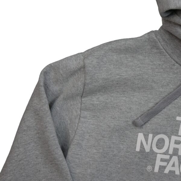 Sweat a capuche homme manches longues gris The North Face Motif imprime Col Rond QWE3251