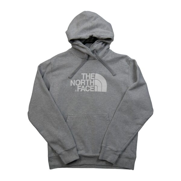 Sweat a capuche homme manches longues gris The North Face Motif imprime Col Rond QWE3251