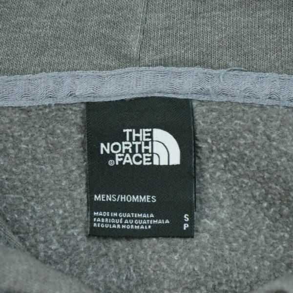 Sweat a capuche homme manches longues gris The North Face Motif imprime Col Rond QWE3345