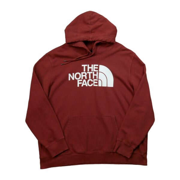 Sweat a capuche homme manches longues rouille The North Face Motif imprime Col Rond QWE3173