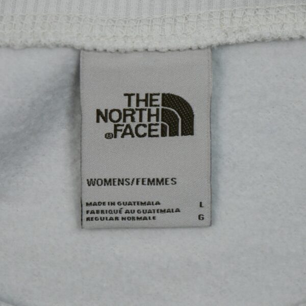 Sweat femme manches longues blanc The North Face Col Rond QWE3489