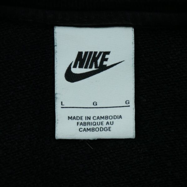 Sweat homme manches longues noir Nike Col Rond QWE0614