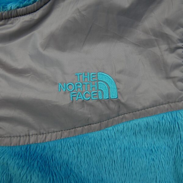 Veste polaires enfant manches longues turquoise The North Face Col Rond QWE3371