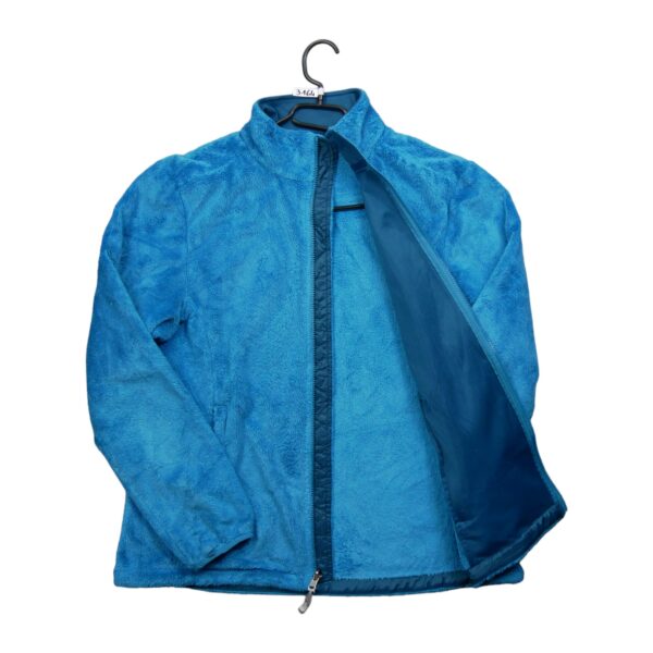 Veste polaires femme manches longues turquoise The North Face Col Montant QWE3164