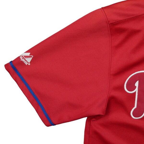 Maillot manches courtes enfant rouge Majestic Equipe Phillies de Philadelphie QWE0113