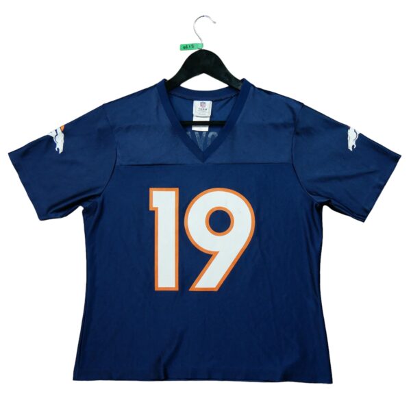 Maillot manches courtes femme marine NFL Team Apparel Equipe Denver Broncos QWE0613