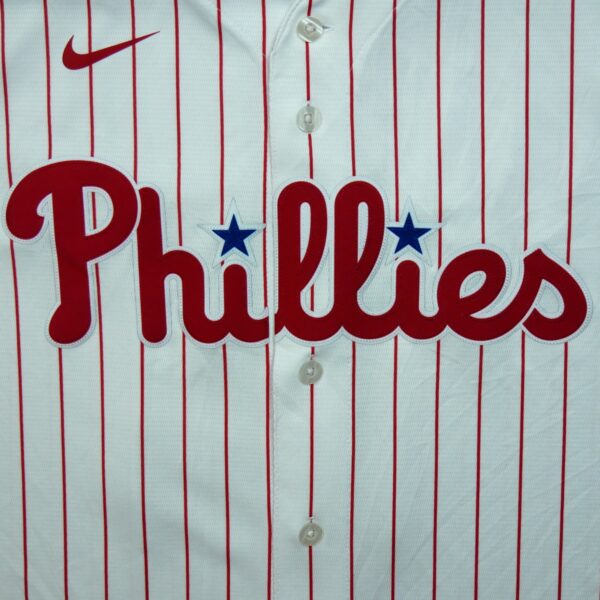 Maillot manches courtes homme blanc Nike Equipe Phillies de Philadelphie QWE3666