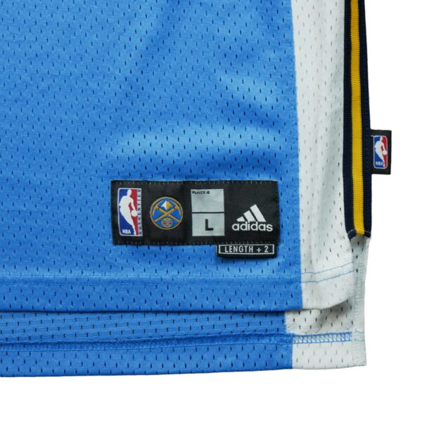 Maillot sans manches homme bleu Adidas Equipe Nuggets de Denver QWE3454