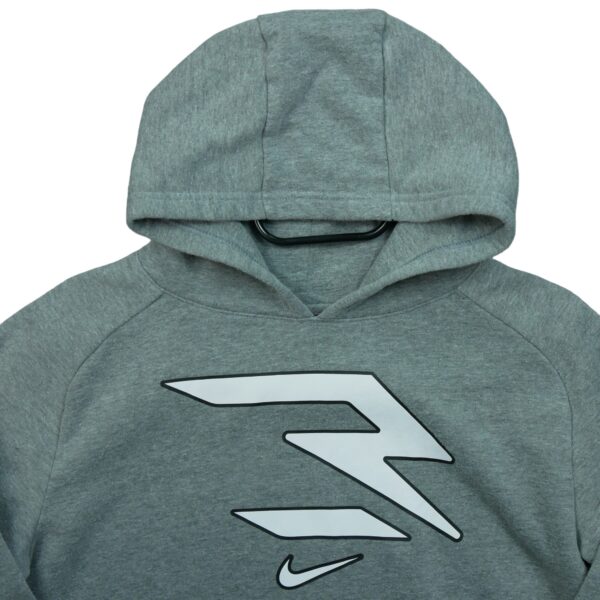 Sweat a capuche enfant manches longues gris Nike Motif imprime Col Rond QWE3044