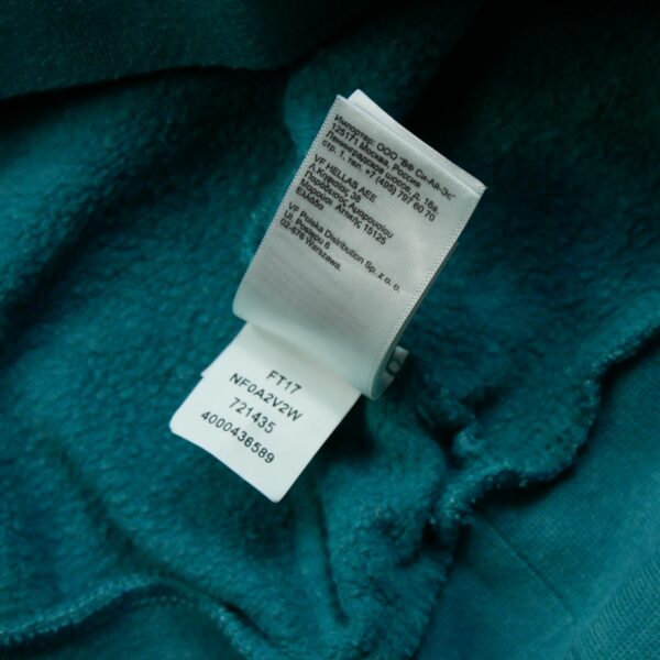 Sweat a capuche femme sans manches turquoise The North Face Motif imprime Col Montant QWE3419