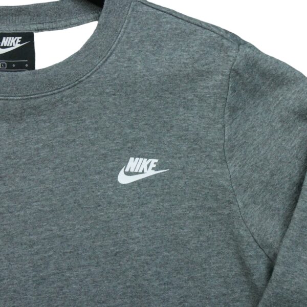 Sweat femme manches longues gris Nike Col Rond QWE3180