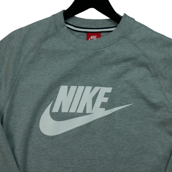 Sweat homme manches longues gris Nike Col Rond QWE3715