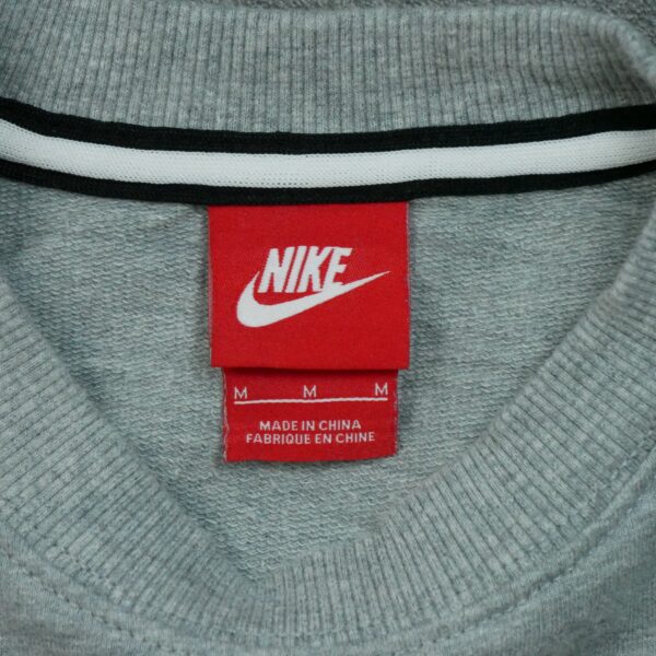 Sweat homme manches longues gris Nike Col Rond QWE3715