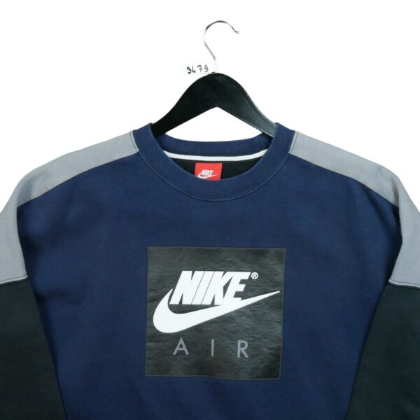 Sweat homme manches longues marine Nike Motif imprime Col Rond QWE3479