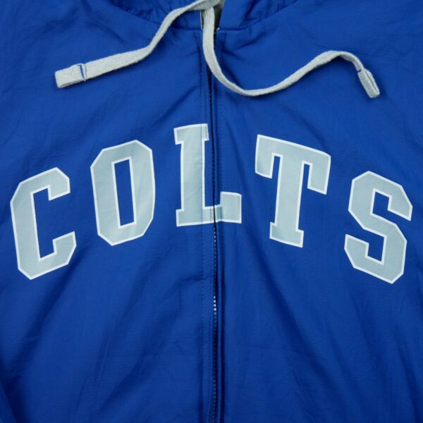 Blouson homme manches longues bleu NFL Team Apparel Col Montant Equipe Indianapolis Colts QWE3848