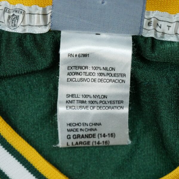 Maillot manches courtes enfant vert Reebok Equipe Green Bay Packers QWE1243