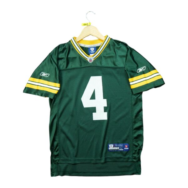 Maillot manches courtes enfant vert Reebok Equipe Green Bay Packers QWE1243