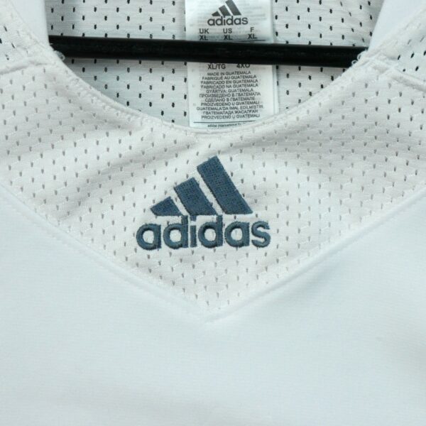 Maillot manches courtes homme blanc Adidas QWE3027