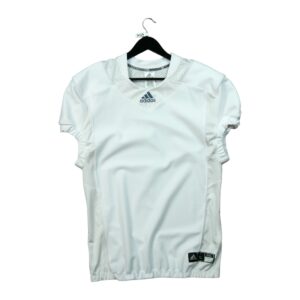 Maillot manches courtes homme blanc Adidas QWE3027