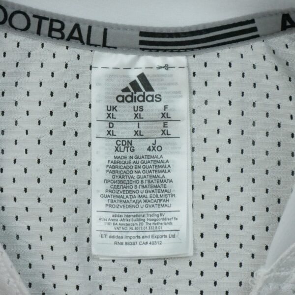 Maillot manches courtes homme blanc Adidas QWE3027