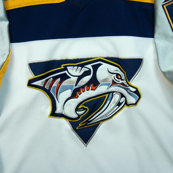 Maillot manches longues homme blanc Starter Equipe Predators de Nashville QWE3837