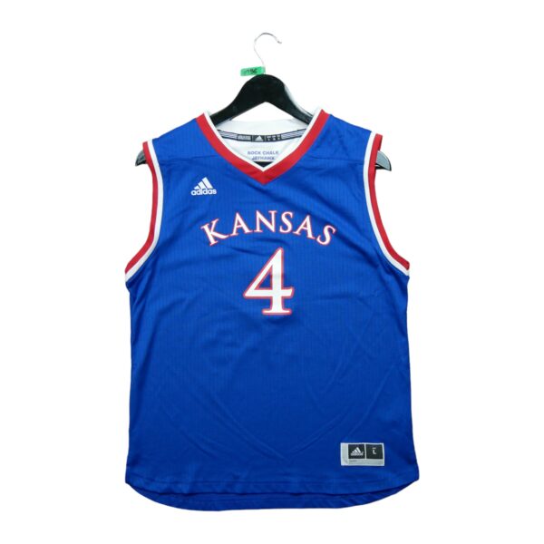 Maillot sans manches enfant bleu Adidas Equipe Kansas State QWE0196