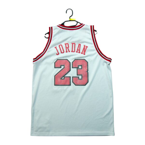 Maillot sans manches homme blanc Nike Equipe Bulls de Chicago QWE1233