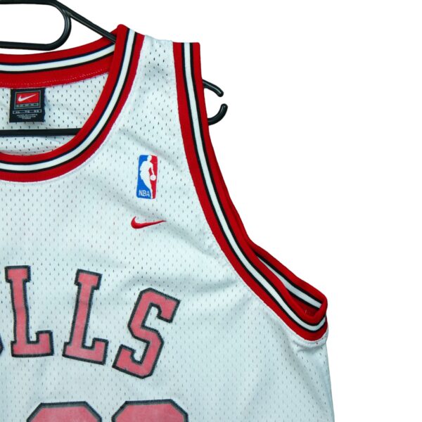 Maillot sans manches homme blanc Nike Equipe Bulls de Chicago QWE1233